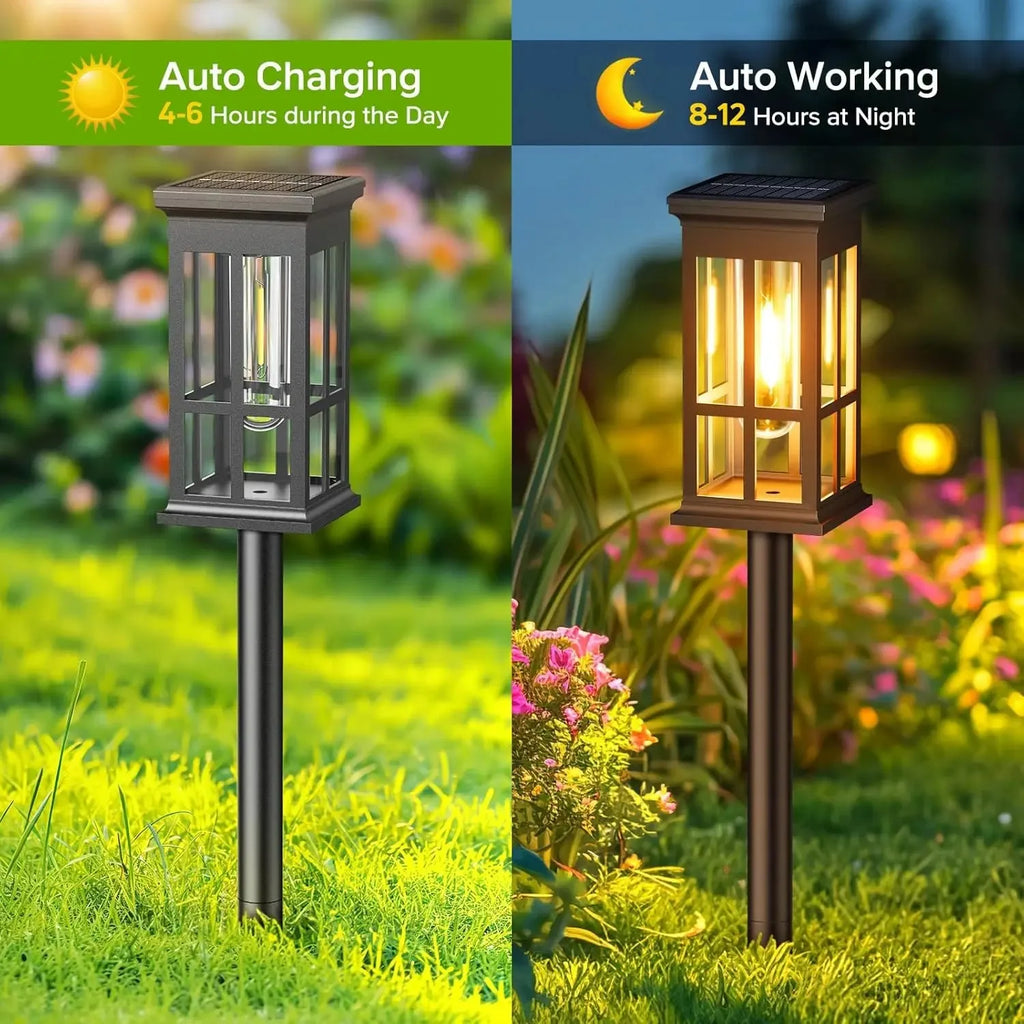 Outdoor waterproof/auto-on Solar Lamp