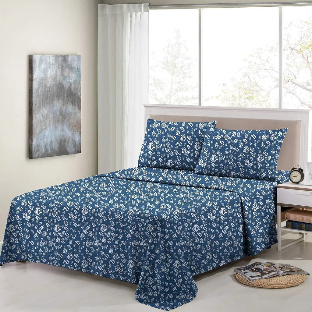 Floral Sheet Set - 3 Piece Ultra-Soft Microfiber