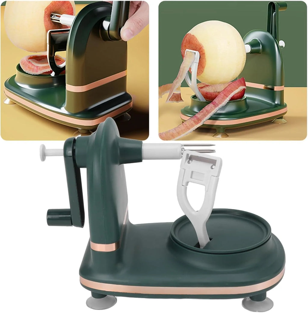 Slicer/Corer/Peeler With Suction Grip Stainless blade