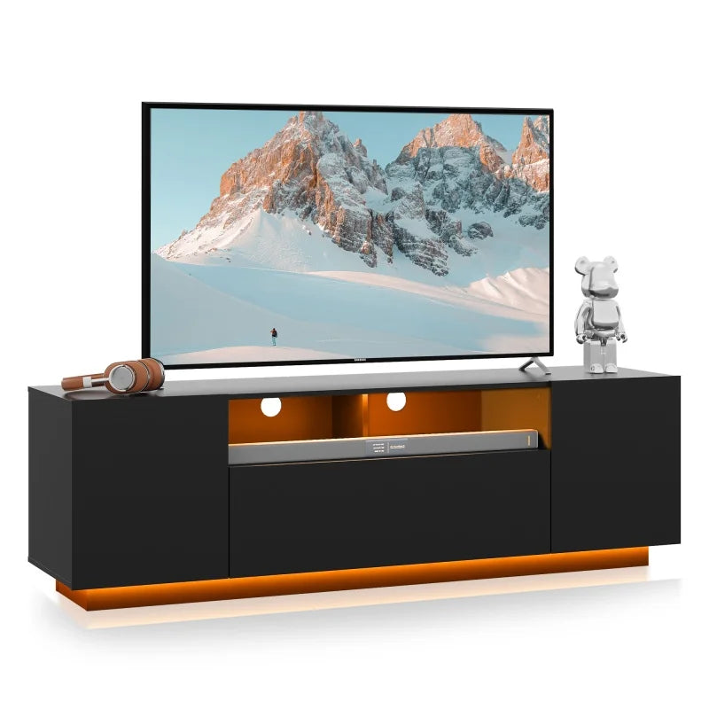 TV Entertainment Center with Storage Cabinet