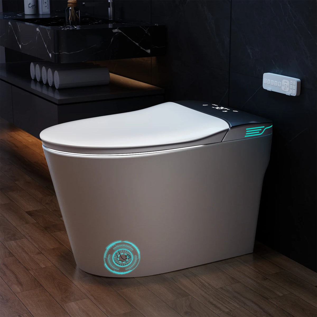 17.7" Heated bidet