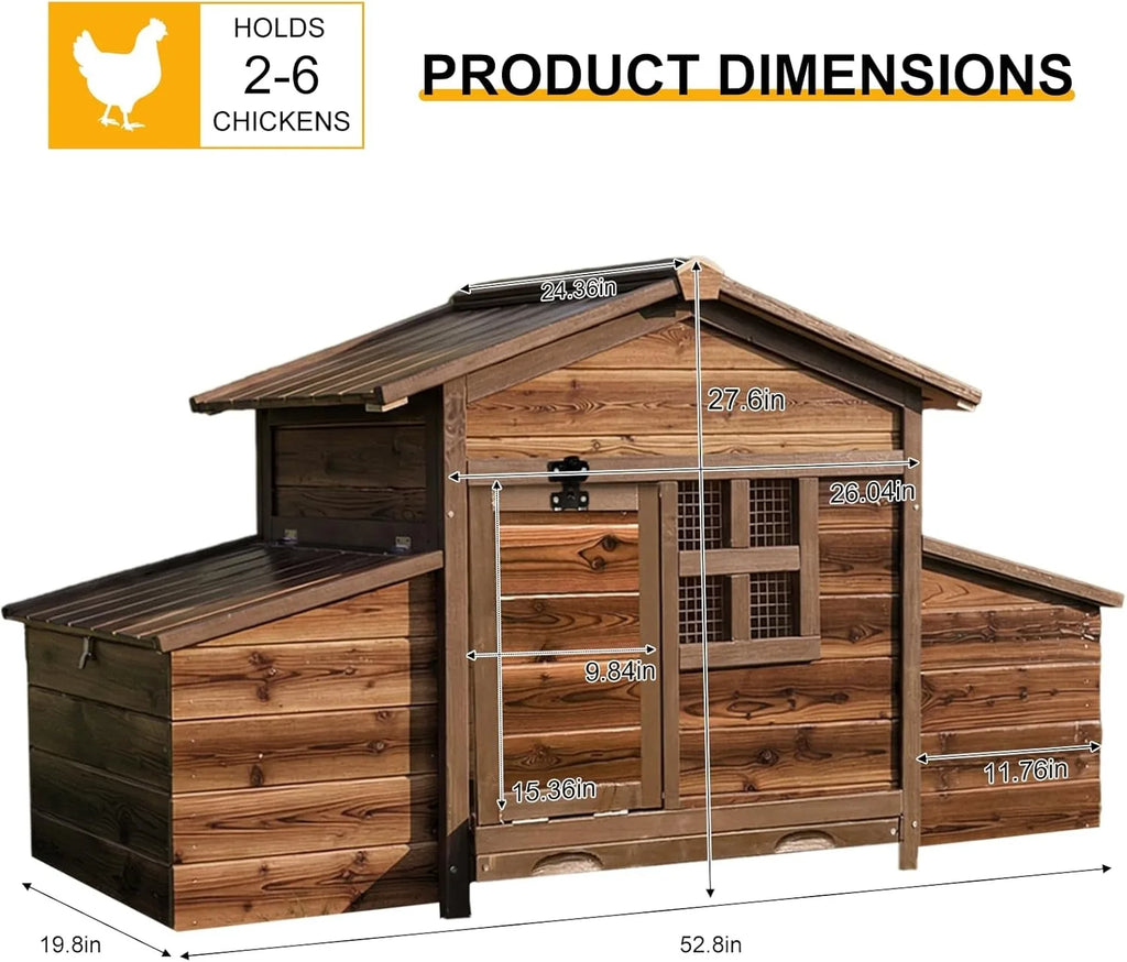 Chicken Coop with 2 Nesting Boxes