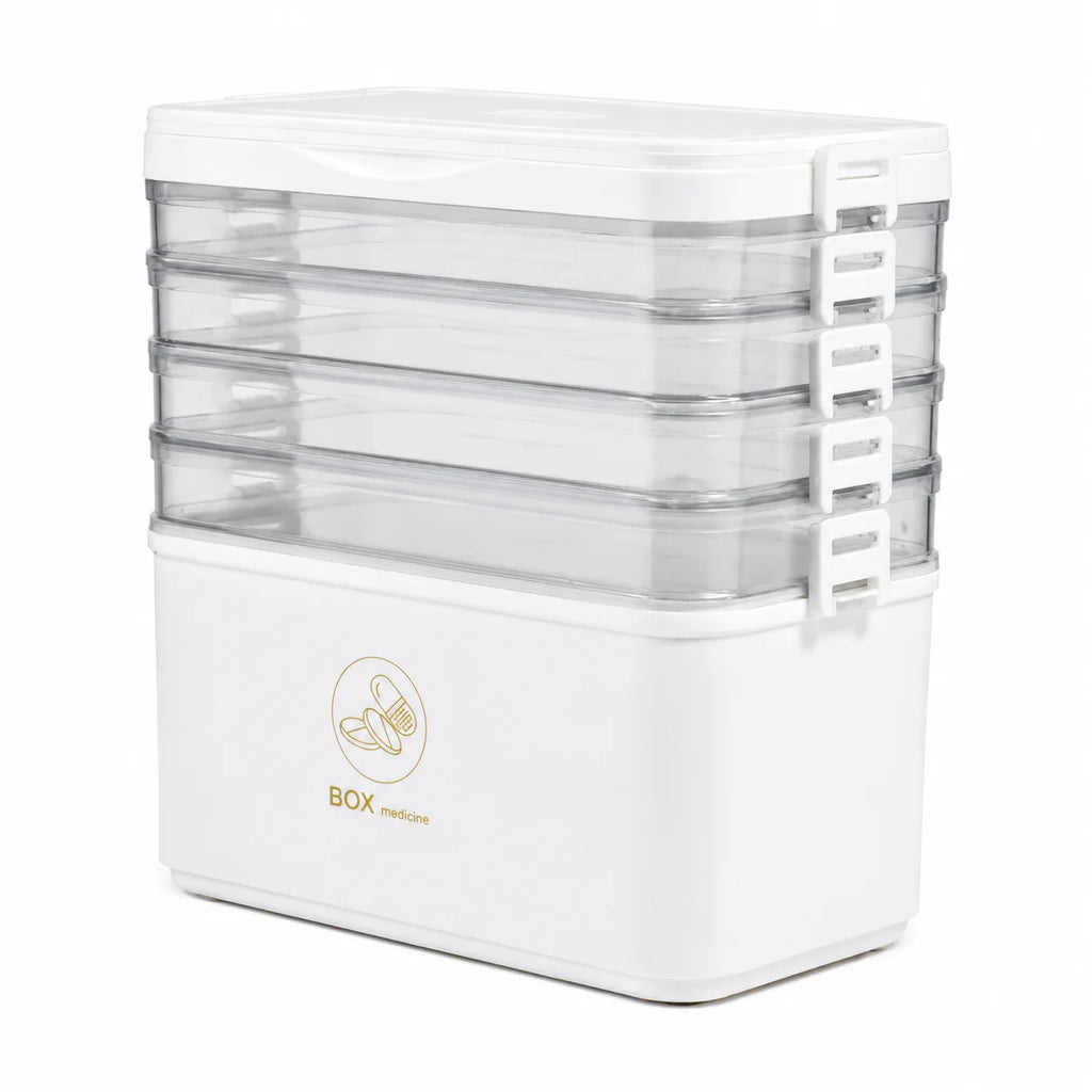 Large-Capacity Multi-Tier Stackable Storage Box