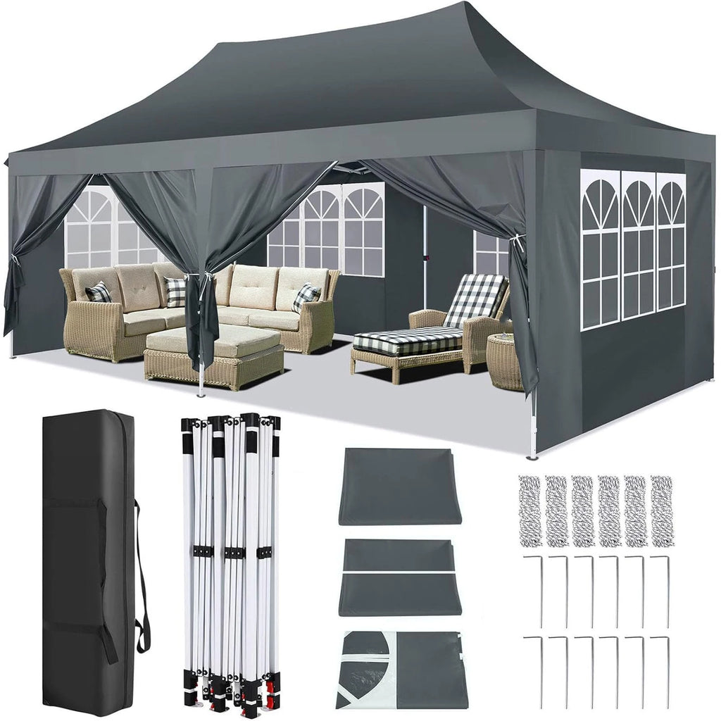 10x20ft Pop Up Canopy Gazebo Tent