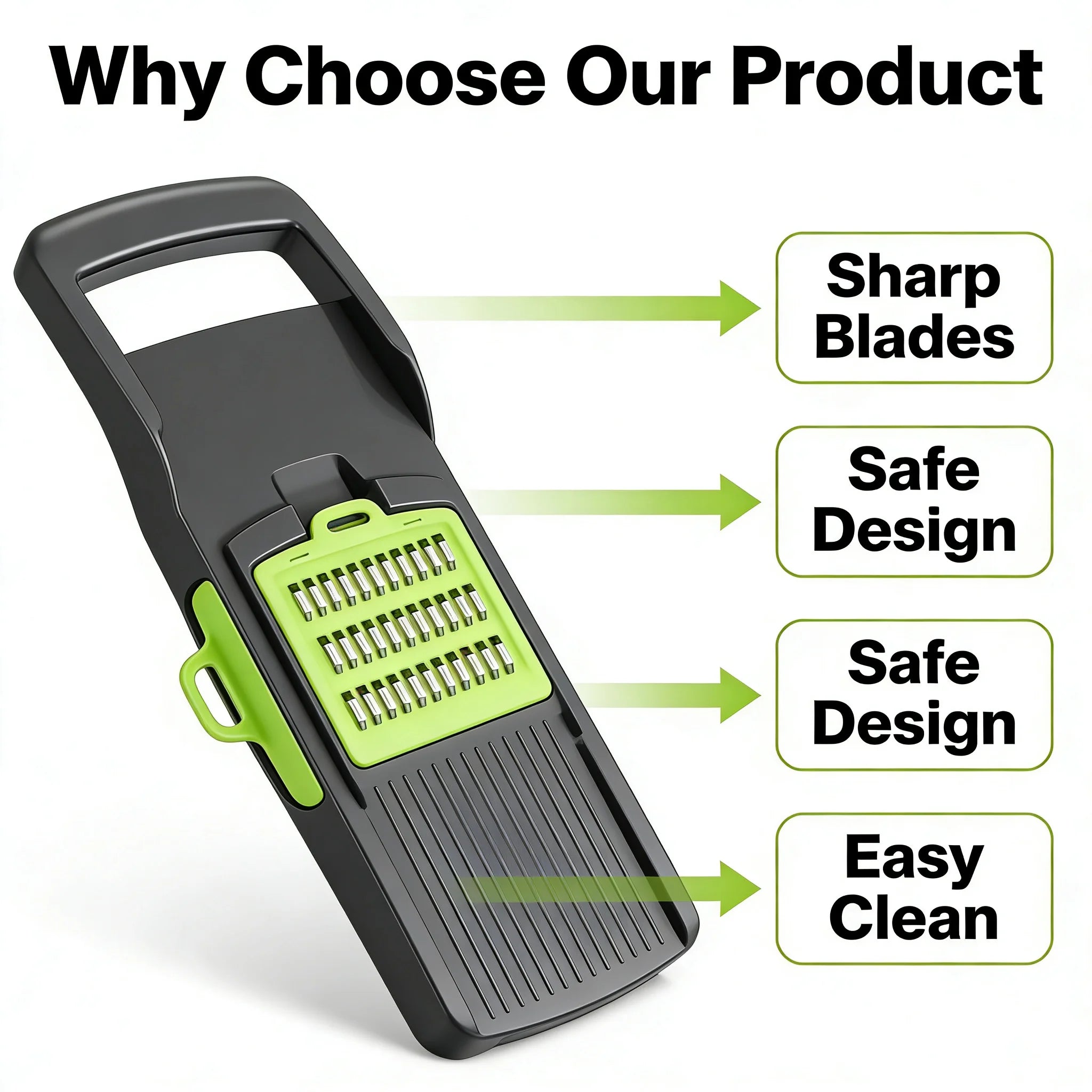 Multifunctional Chopper Dicer Slicer Cutter with Container
