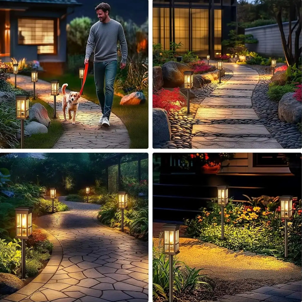 Outdoor waterproof/auto-on Solar Lamp