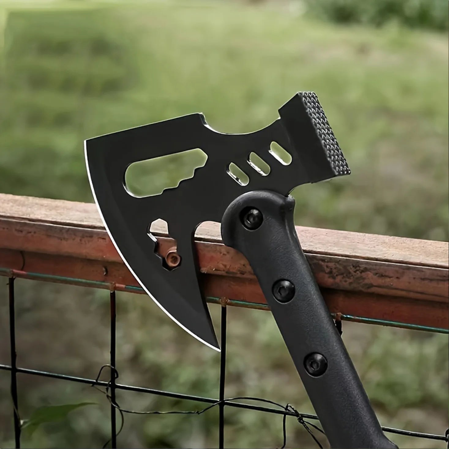 Stainless Steel Outdoor Axe & Hatchet Combo