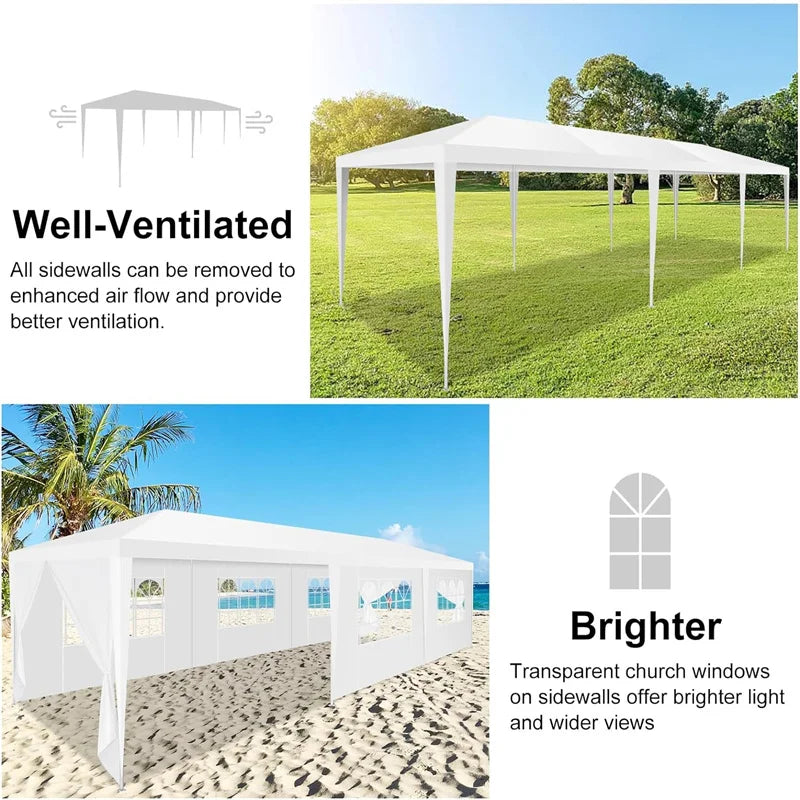 Party Tent with Sidewalls 10x10/10X20/10x30FT