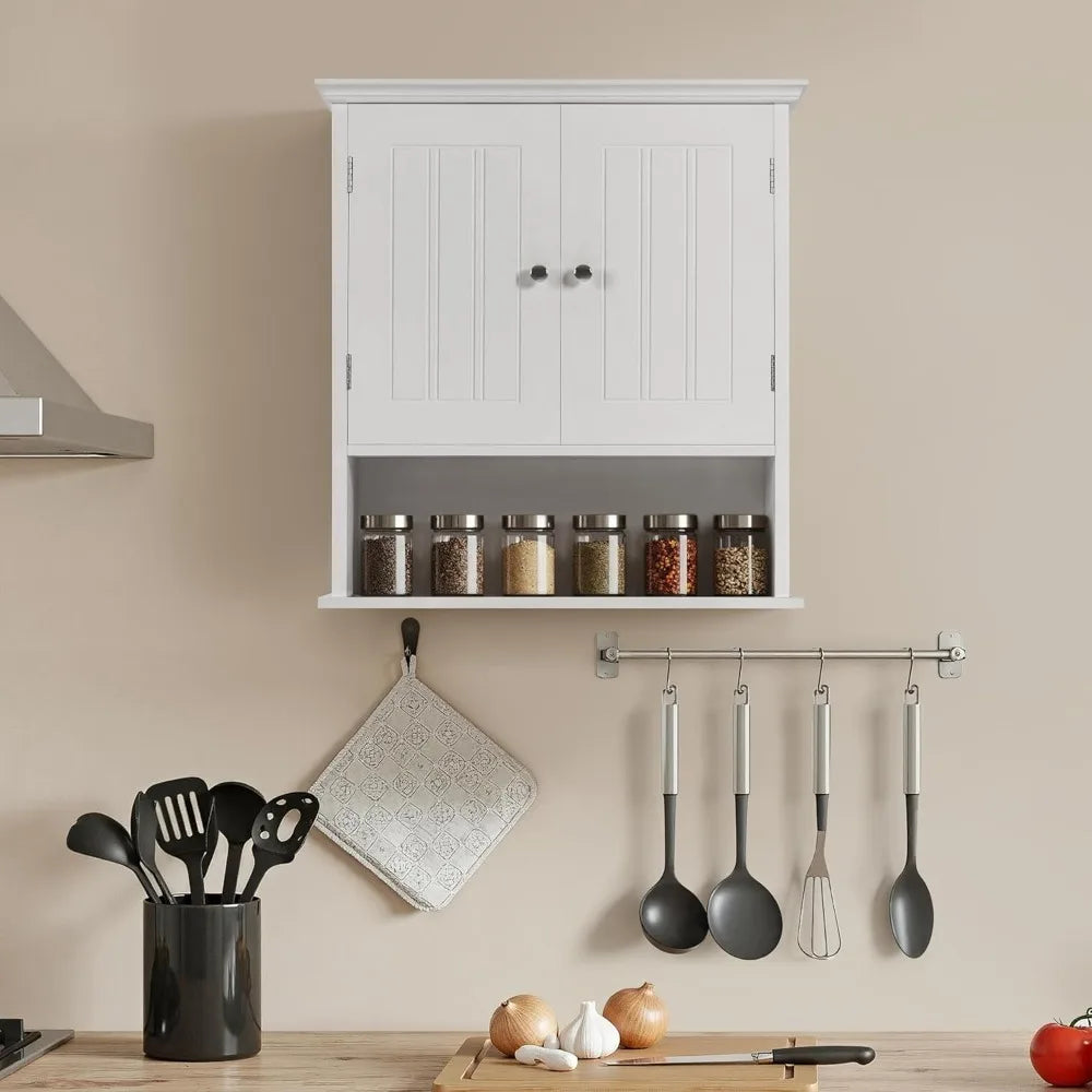 Bathroom/Kitchen Wall Cabinet with 2 Doors