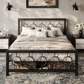 Platform Bed Frame with Headboard, Footboard, Under-Bed Storage