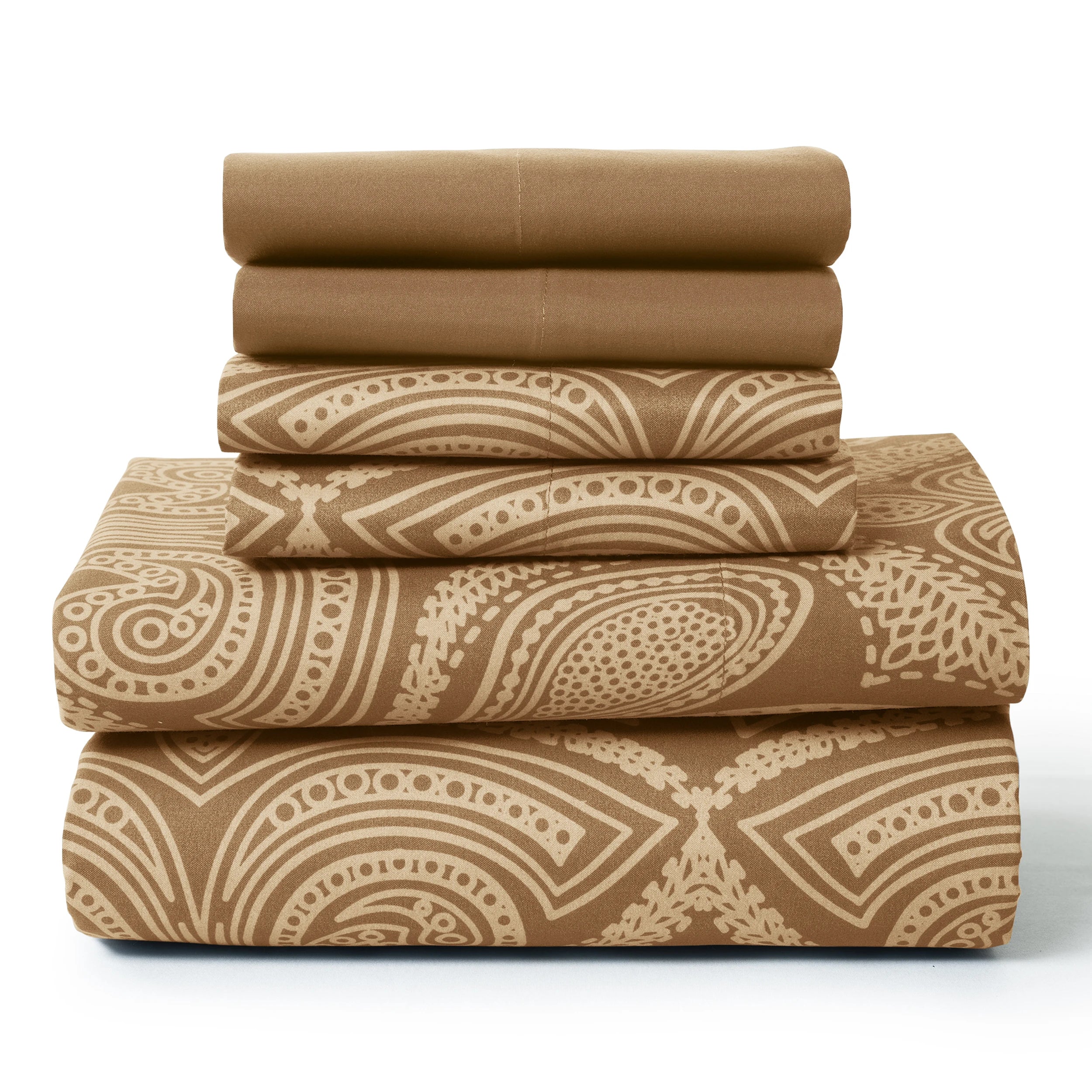6Pc Paisley Sheet Set – Soft Microfiber, Wrinkle-Free