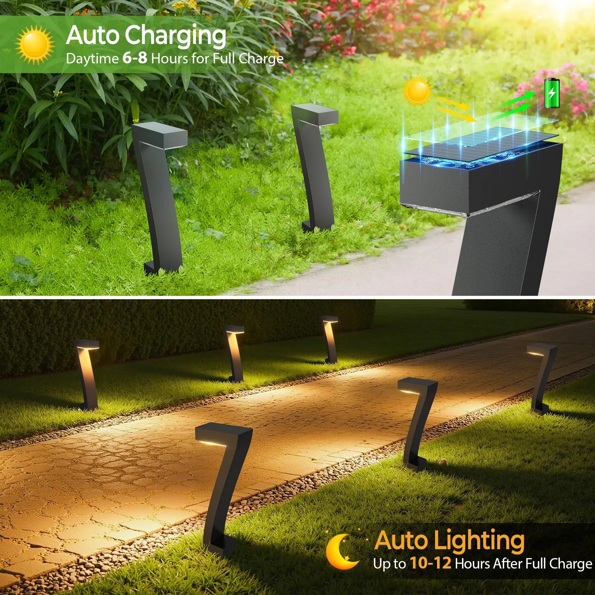 LED Solar Pathway Lights