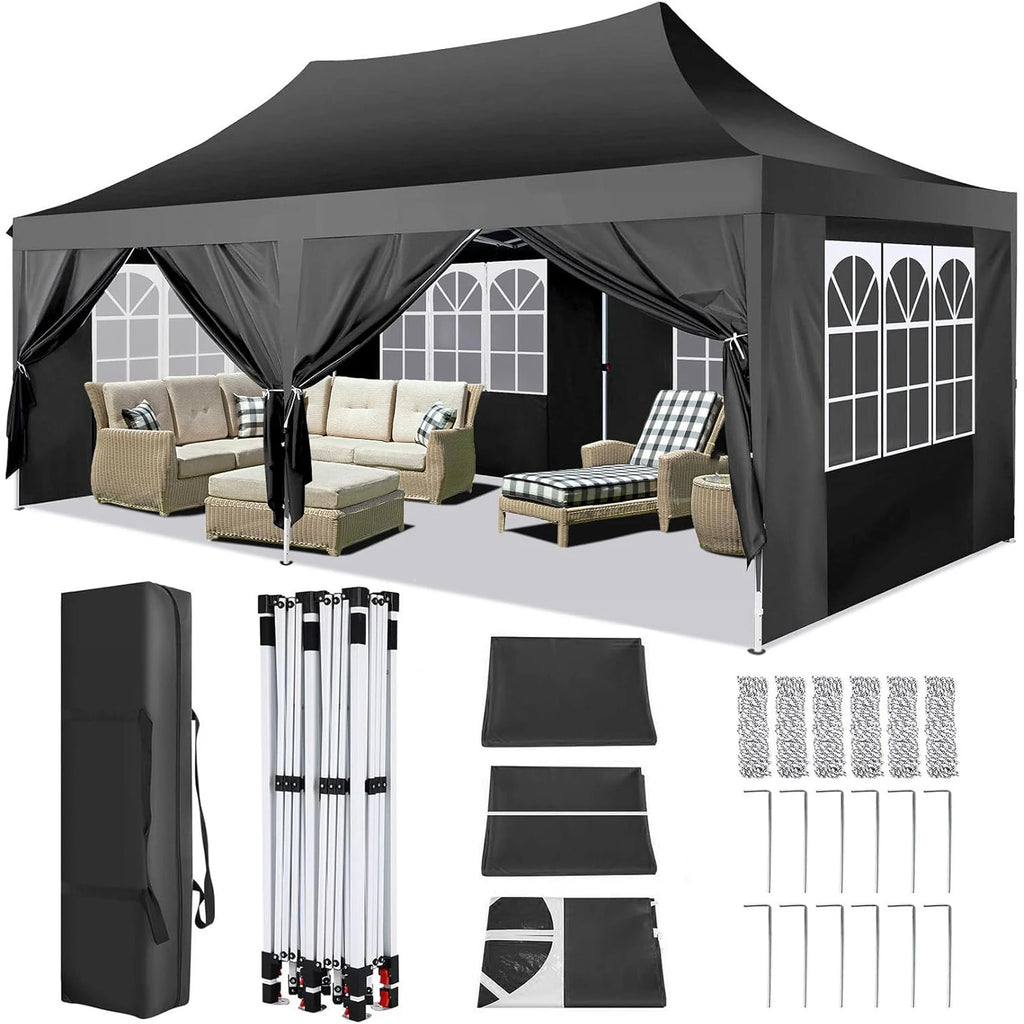 10x20ft Pop Up Canopy Gazebo Tent