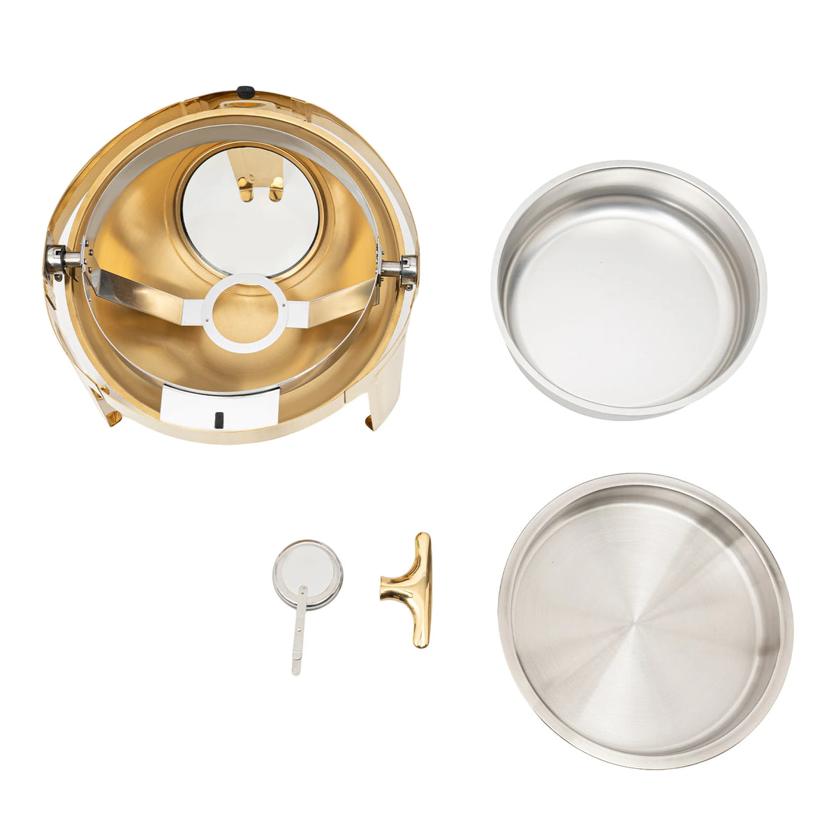 Roll Top Stainless Steel Buffet Warmer