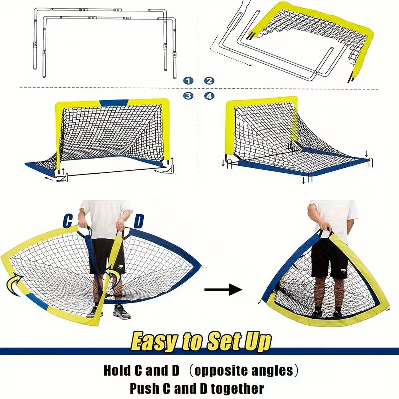 4'x 3' Portable Soccer Goals