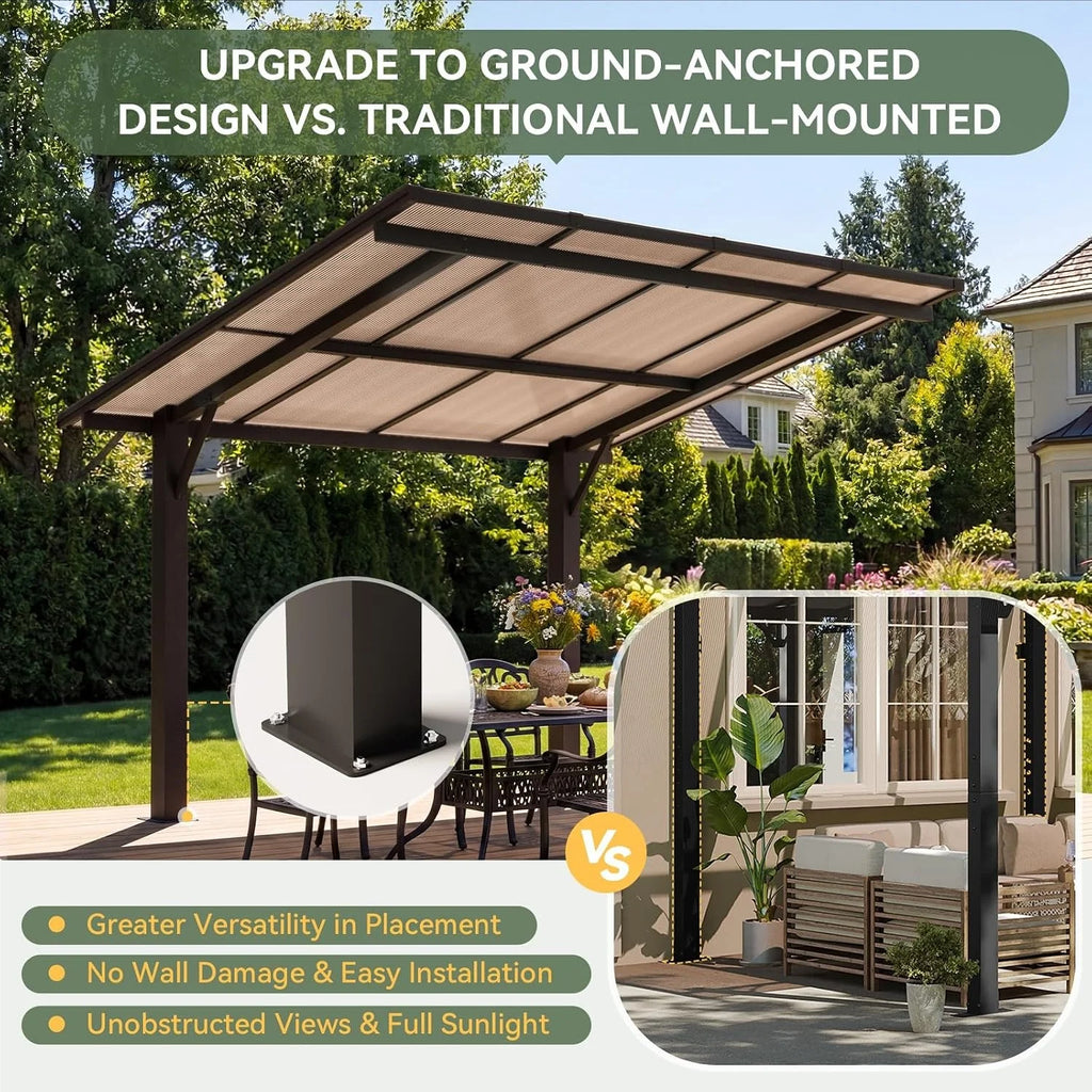 8x10ft Hard Top Gazebo