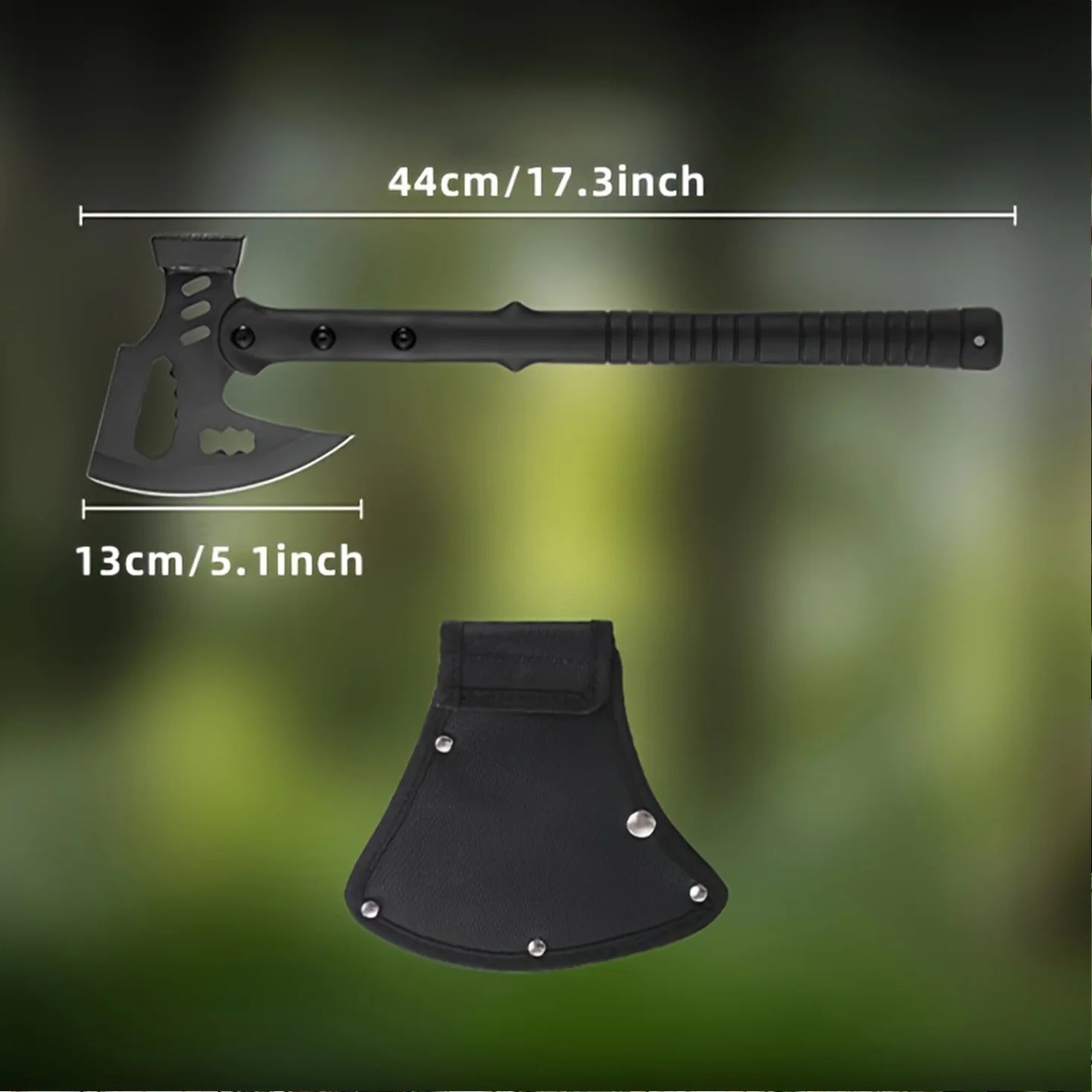 Stainless Steel Outdoor Axe & Hatchet Combo
