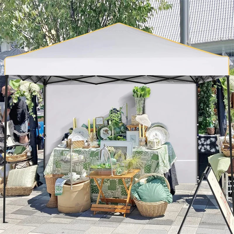 10x10FT Pop Up Canopy Sidewalls/Roll-up Ventilated Windows/Mosquito net,
