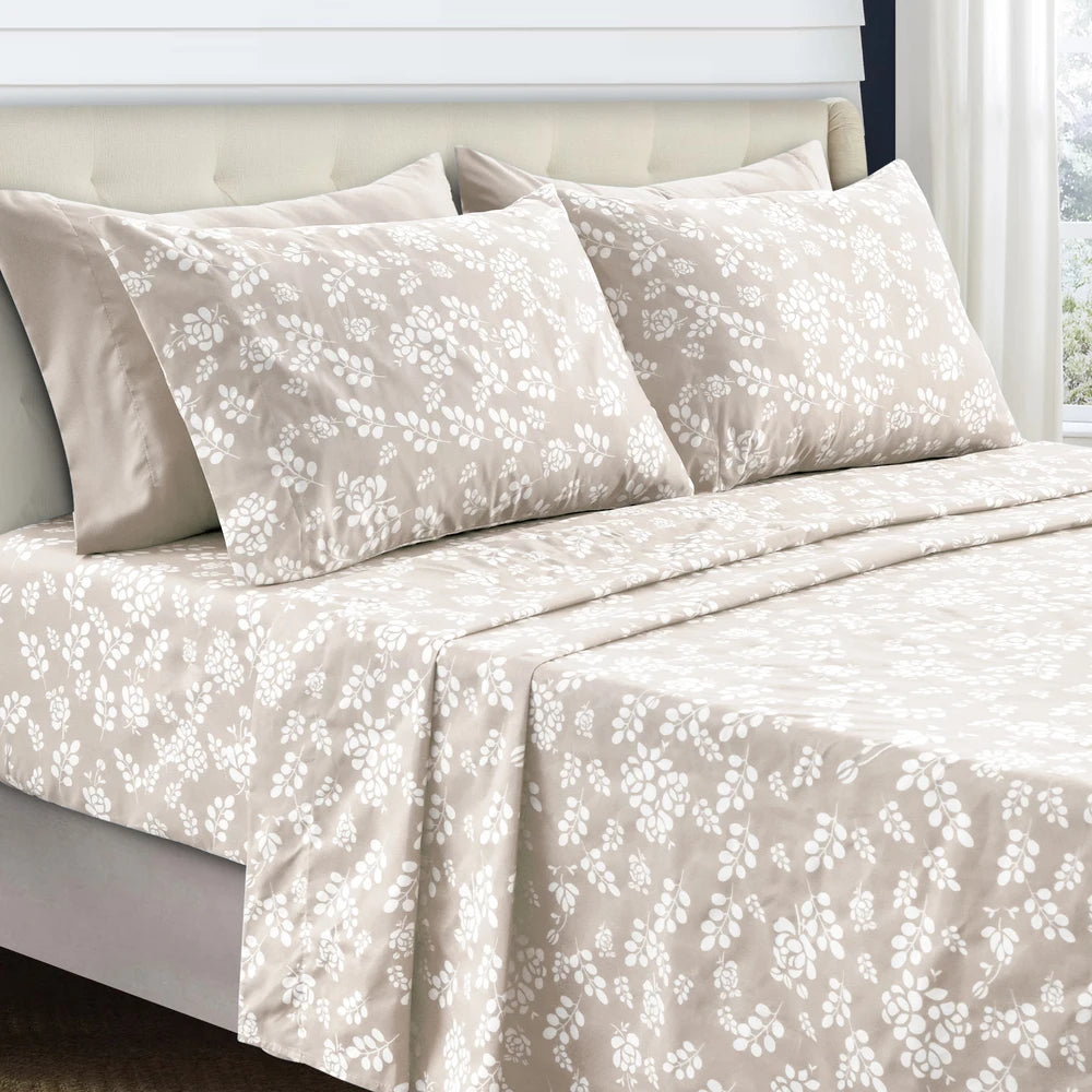 Floral Sheet Set - 3 Piece Ultra-Soft Microfiber