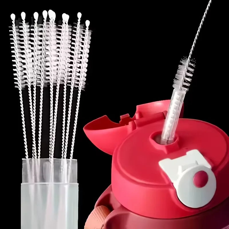 10pc. multiple diameter Reusable Straw Cleaning Brush