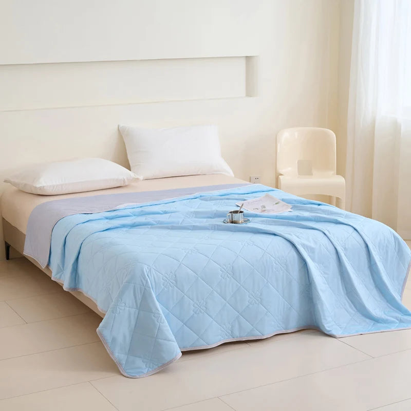 Large Cooling Blanket, Dual-Sided Soft & Lightweight