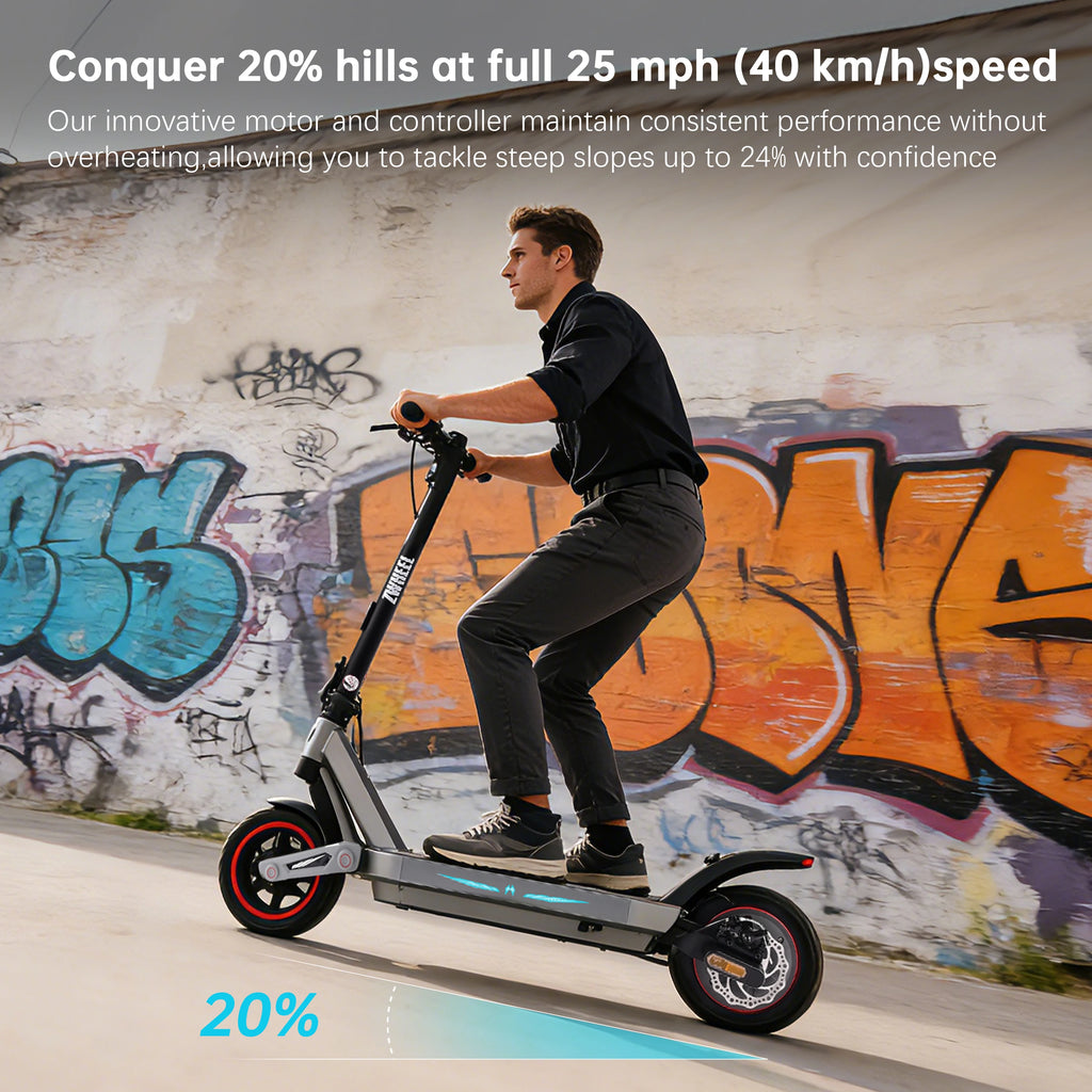 Electric Scooter with All-Terrain Tires