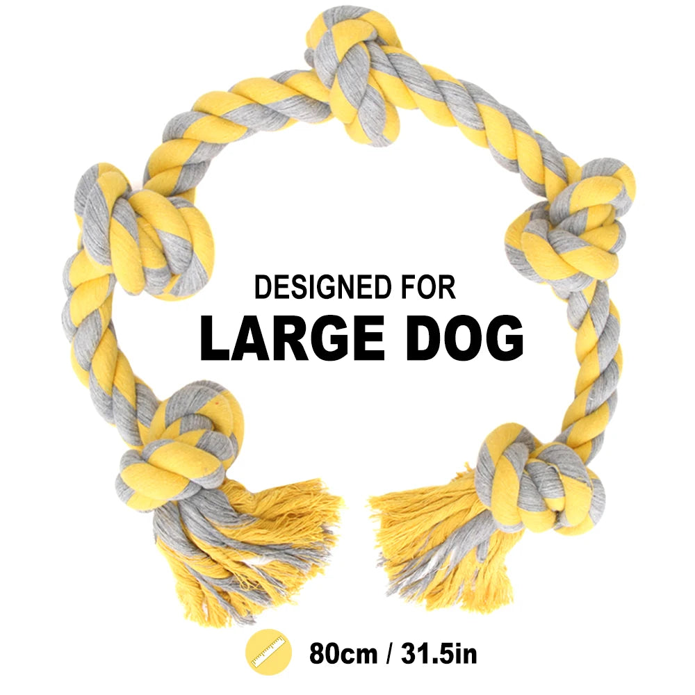 12Pcs Large Dog Chew Rope Toy Set