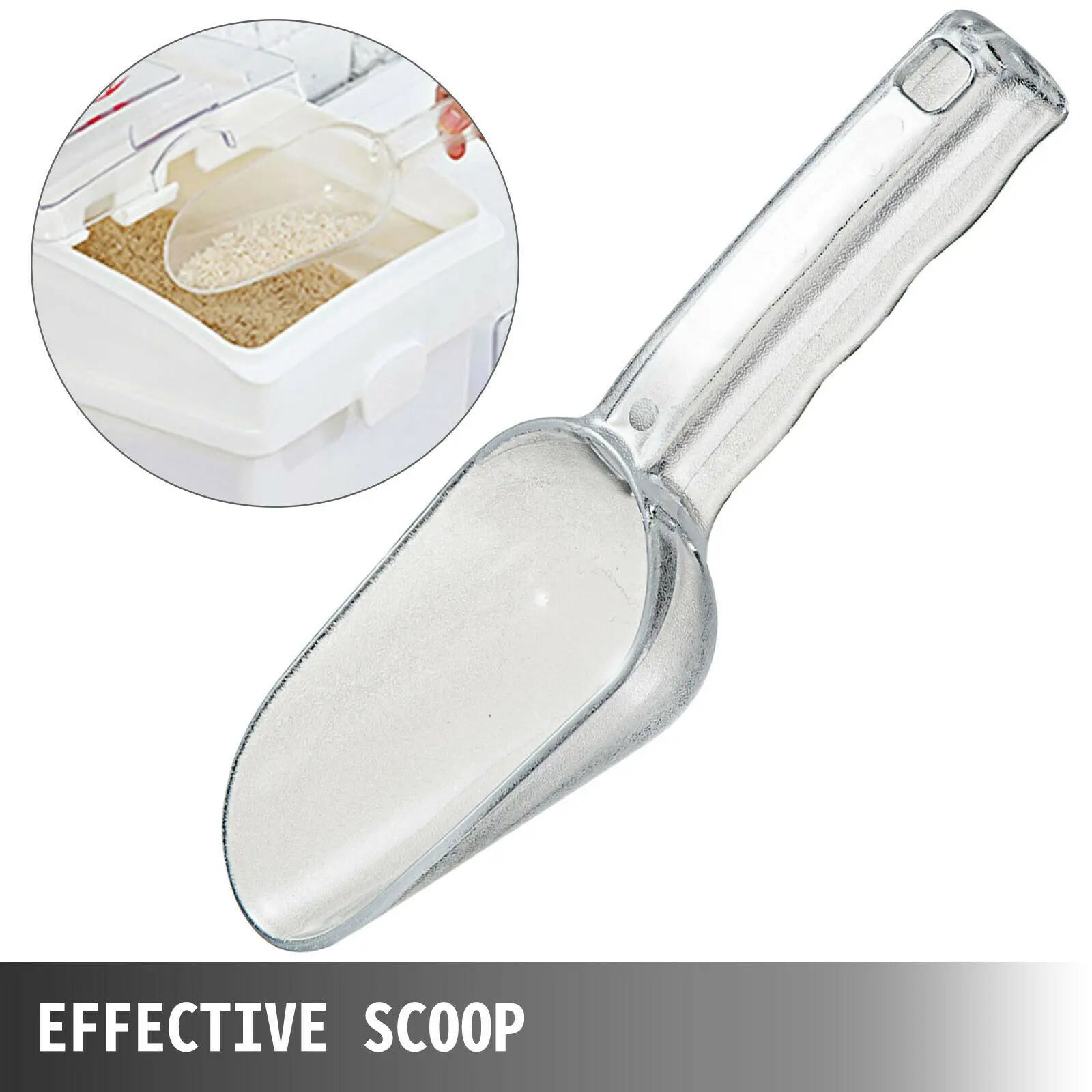 Dry Ingredient Dustproof Storage Bin w/Scoop/Caster