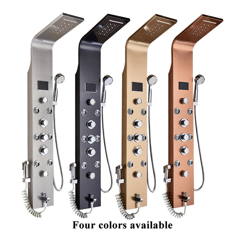 Bathroom Shower Faucet LED Shower Panel