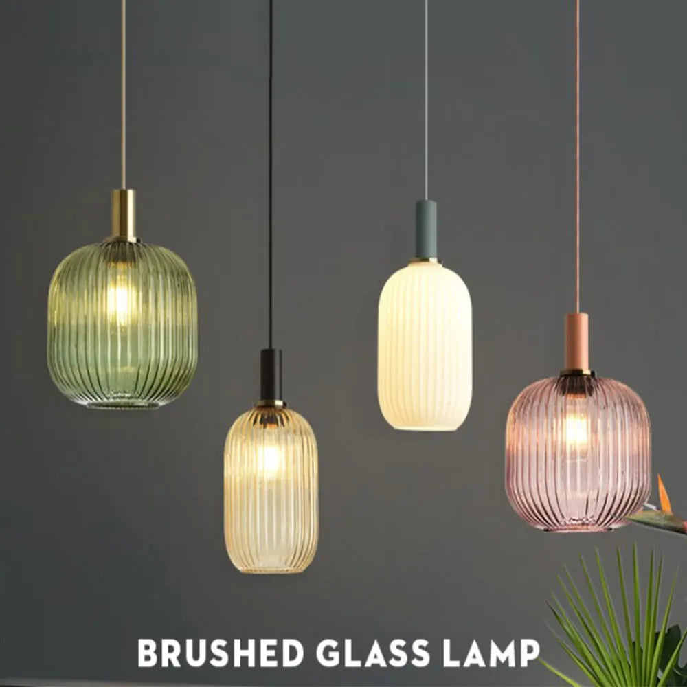 Glass pendant lights, LED