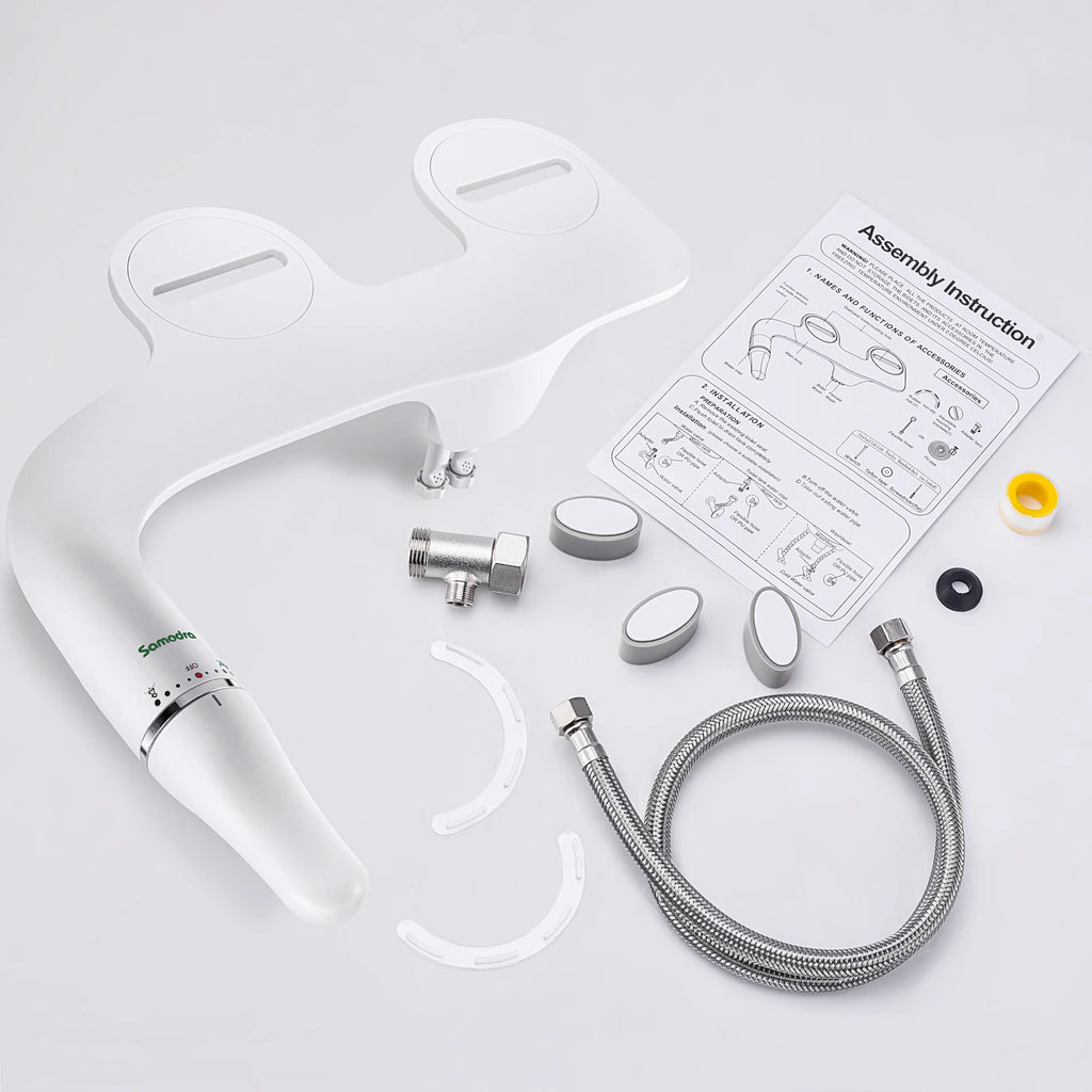 Ultra-Slim Bidet Toilet Seat Attachment