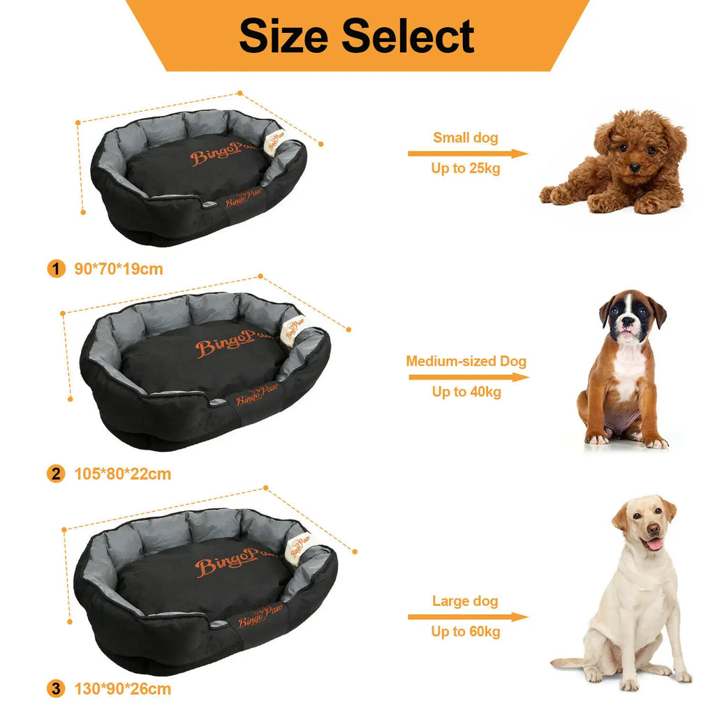 Orthopedic Sofa Pet Bed, Waterproof, Washable