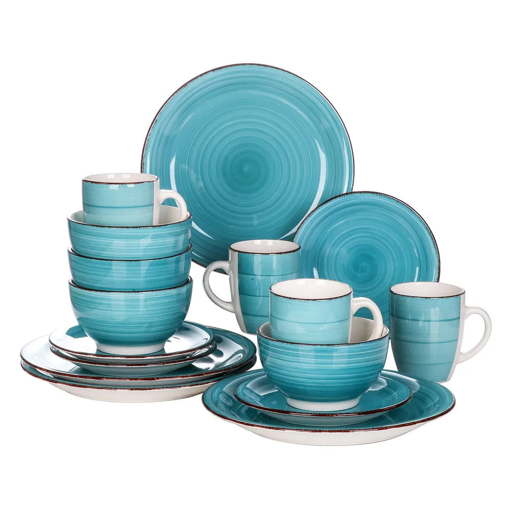 16/32Pc. Porcelain Dinnerware Set