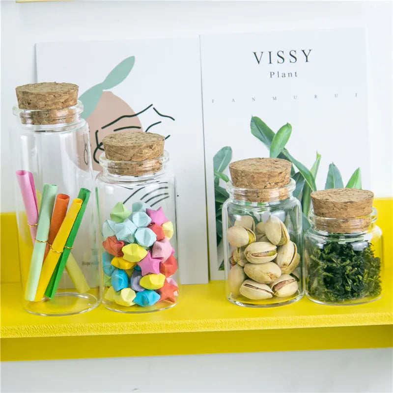 Glass Bottles with Cork [50ml 80ml 100ml 150ml]
