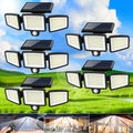 3-Head Solar Wireless Remote Outdoor Motion Light