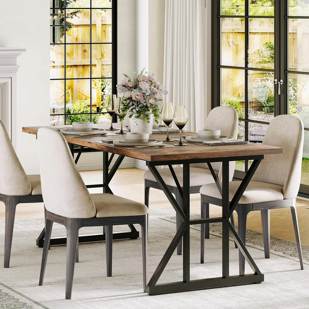 71" Wood Dining Table