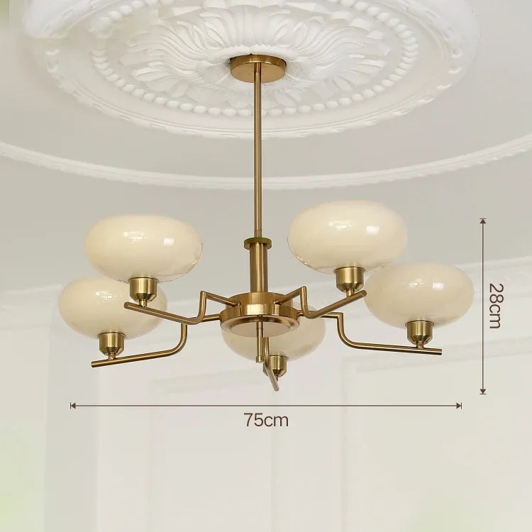 Medieval Modern French Chandelier Retro Lamp