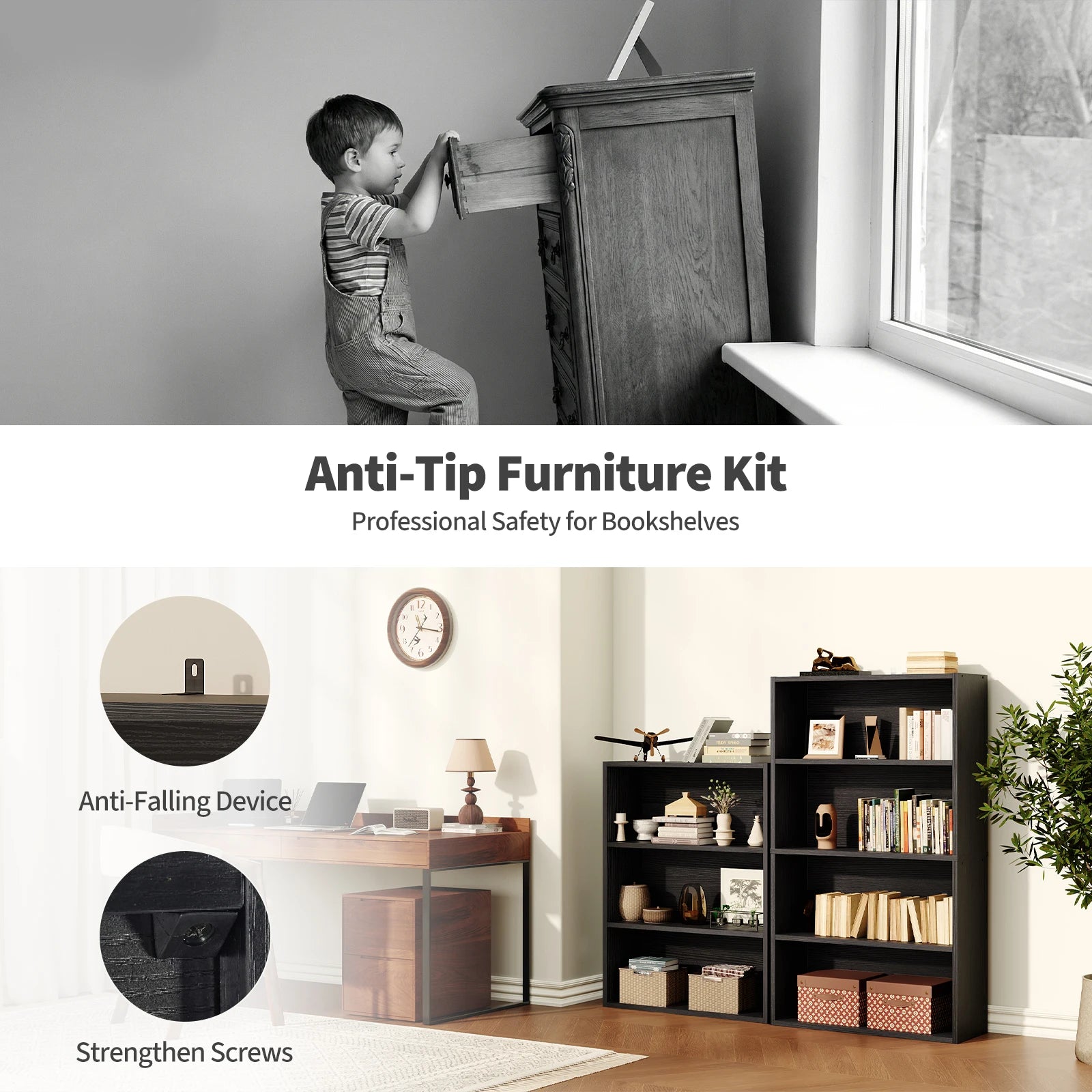 Wooden Shelf Bookcase