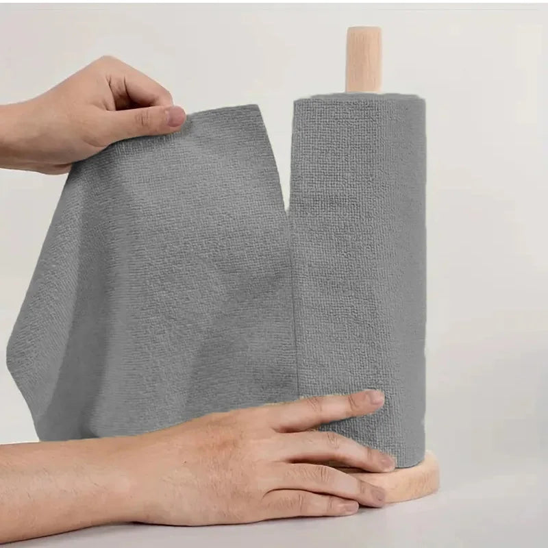 50pcs Non-Stick Oil/grease Microfiber Rags, Absorbent