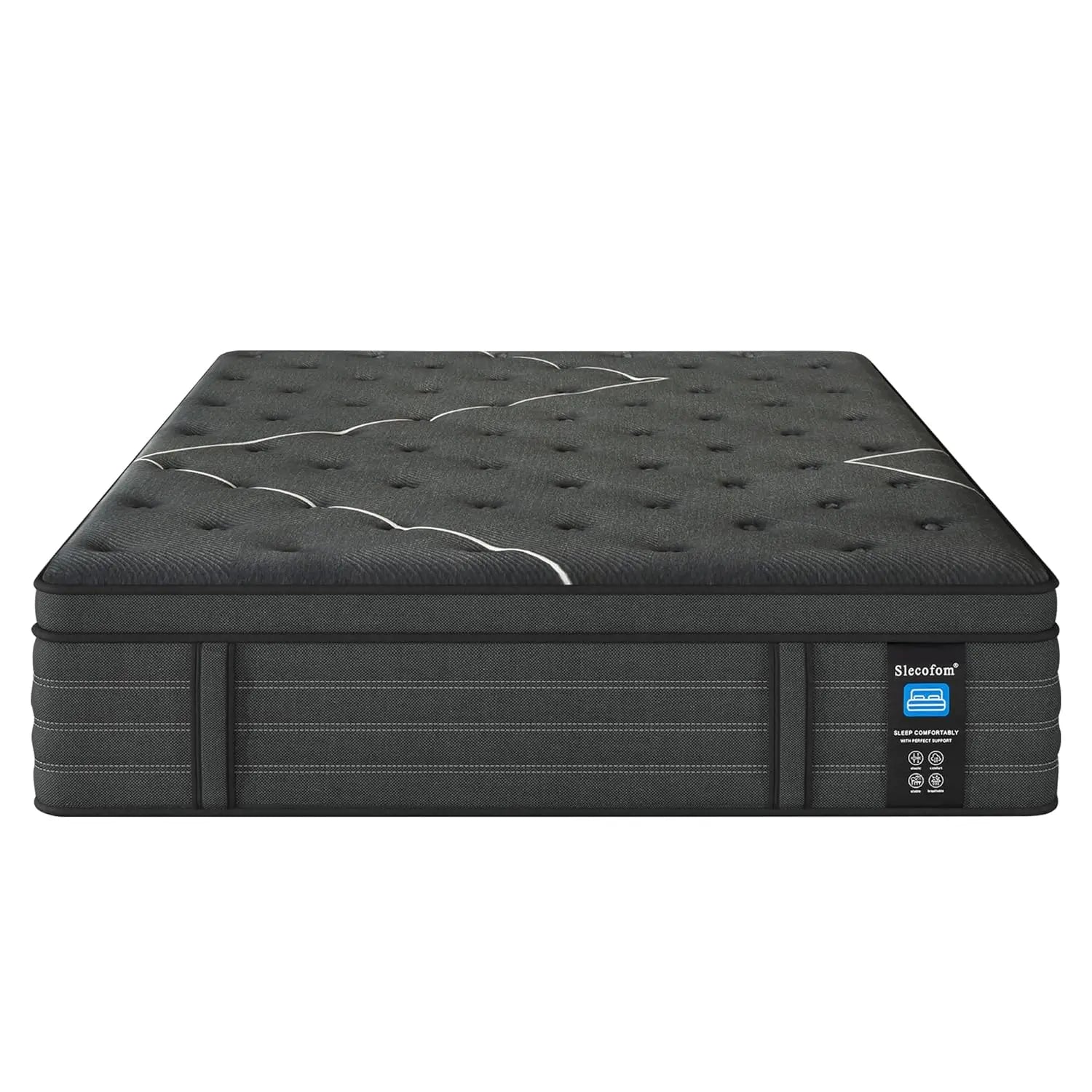 King Memory Foam mattress with Lumbar Support for Back Pain