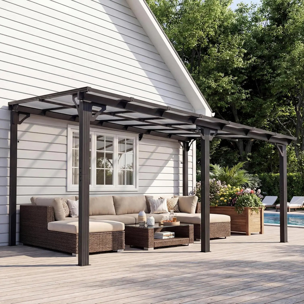 10'x14'  Lean to Gazebo, Pergolas