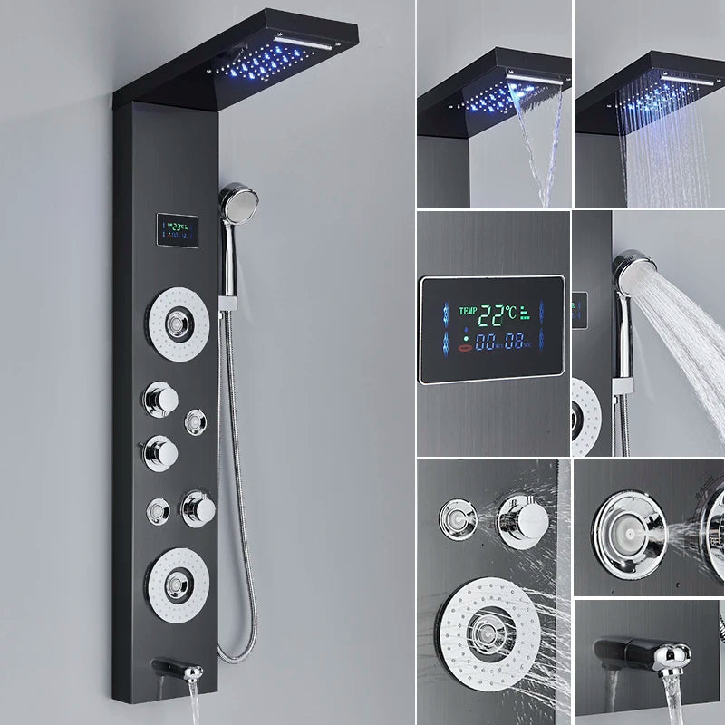 LED Shower Panel Faucet