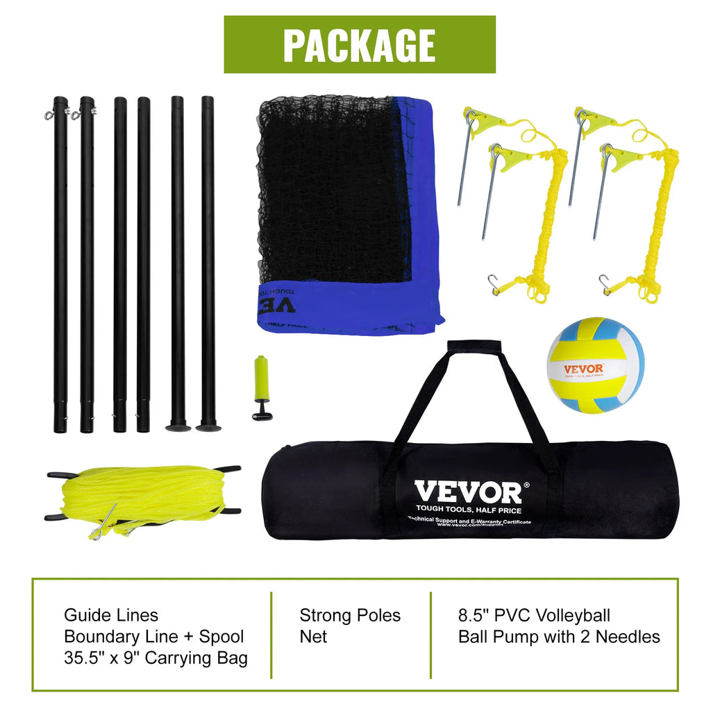 Outdoor Volleyball Net System