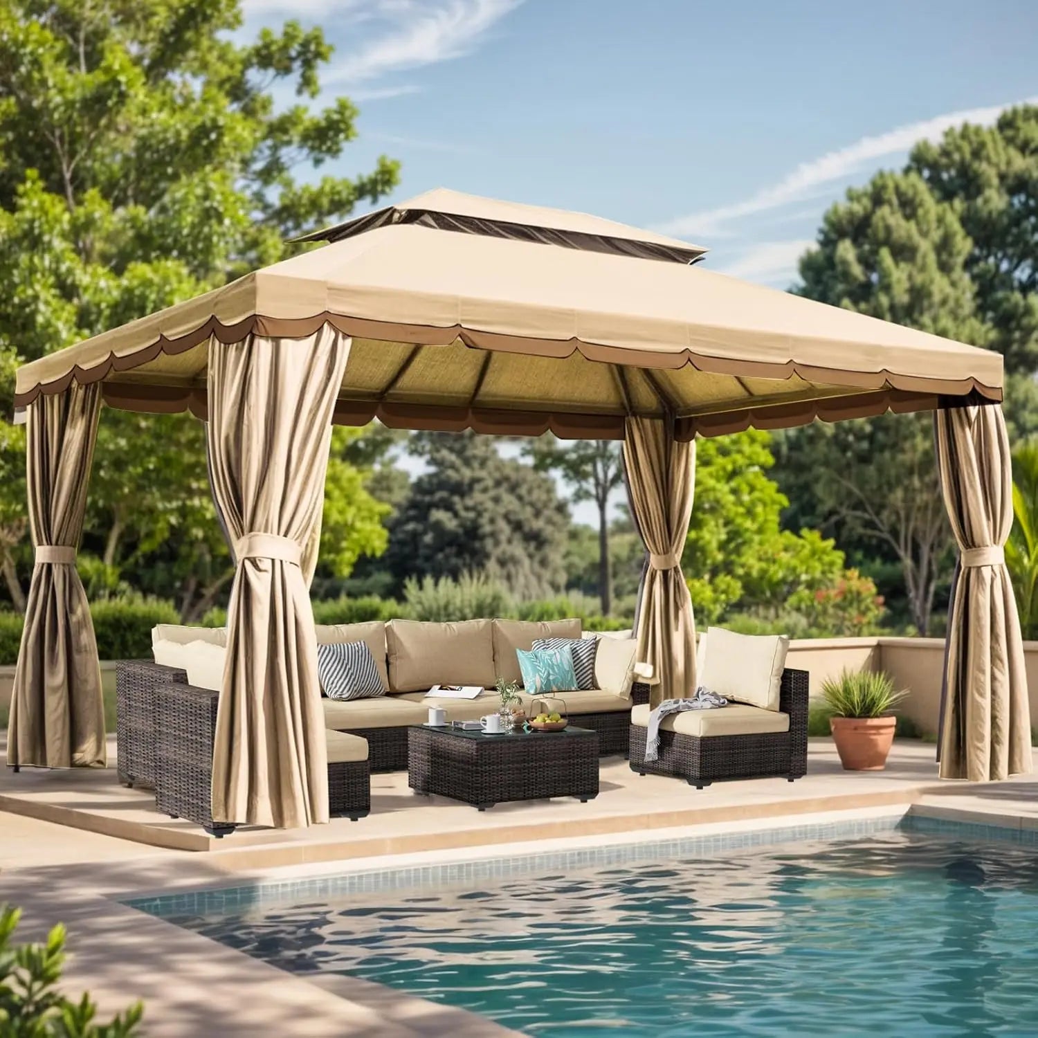 10'x13' Outdoor Patio Gazebo