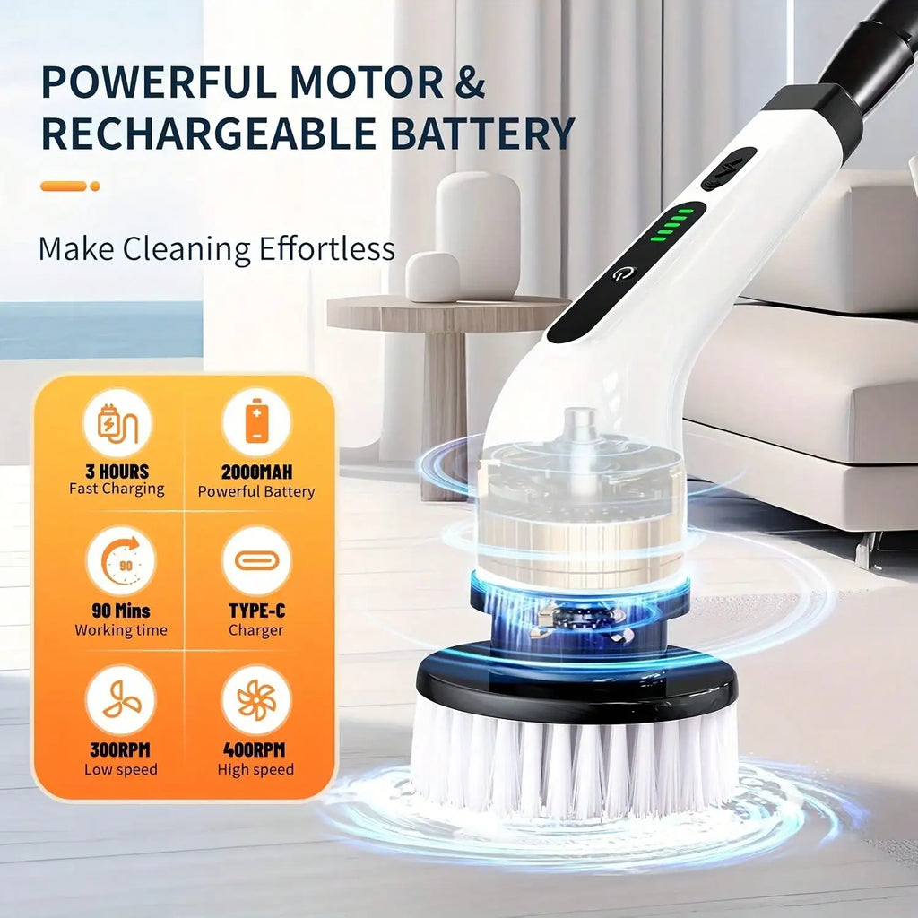 9 In 1 Electric Spin Scrubber Cordless