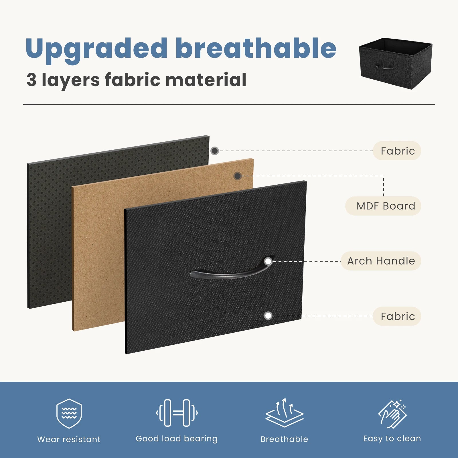 7 Fabric Drawer Dresser