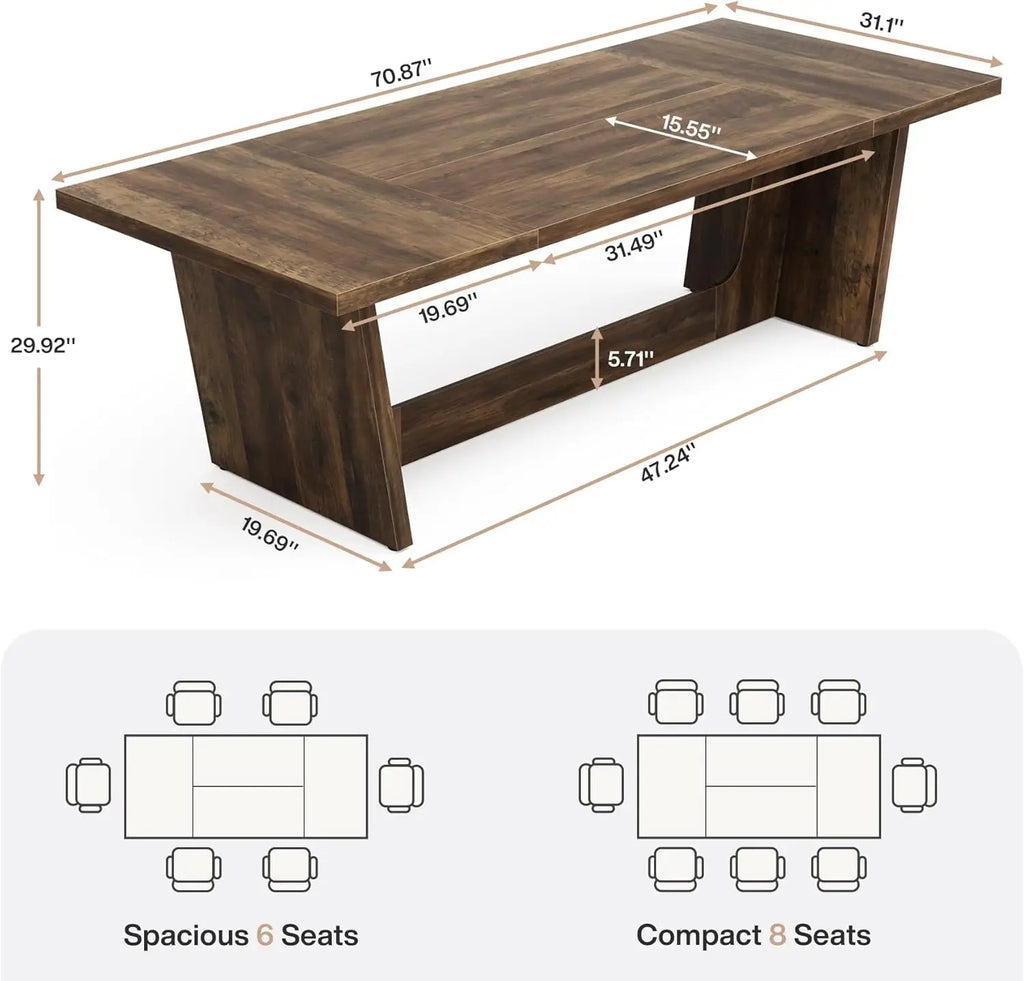 Dining Room Table, Solid Pedestal