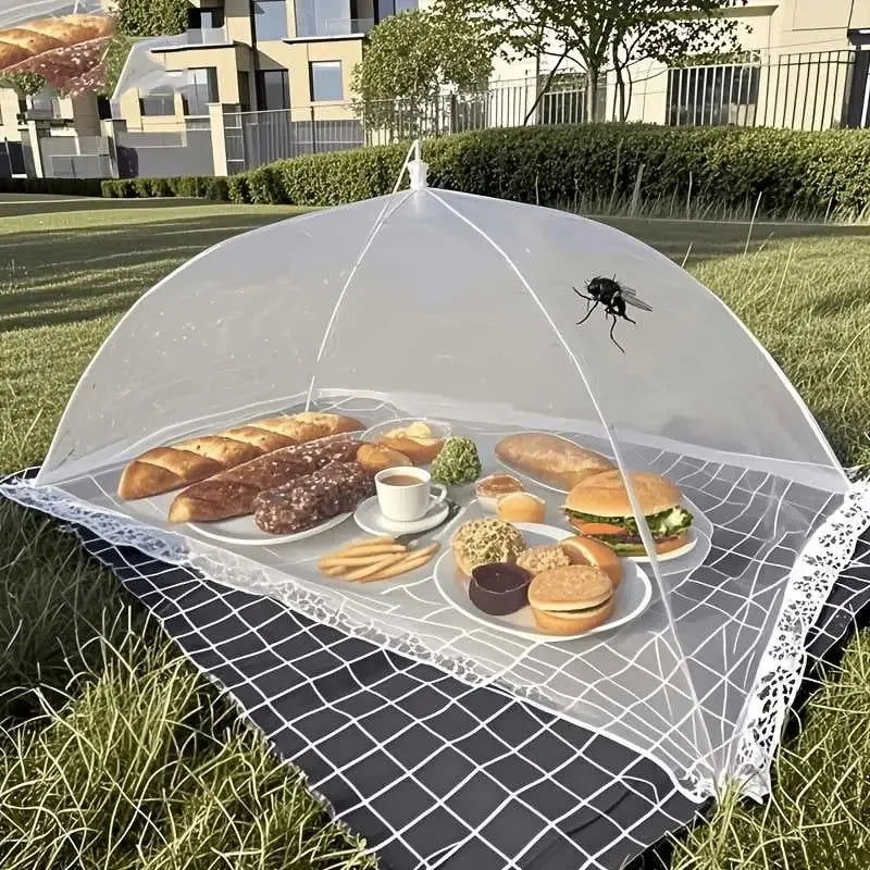 Mesh Food Cover, Reusable, Collapsible