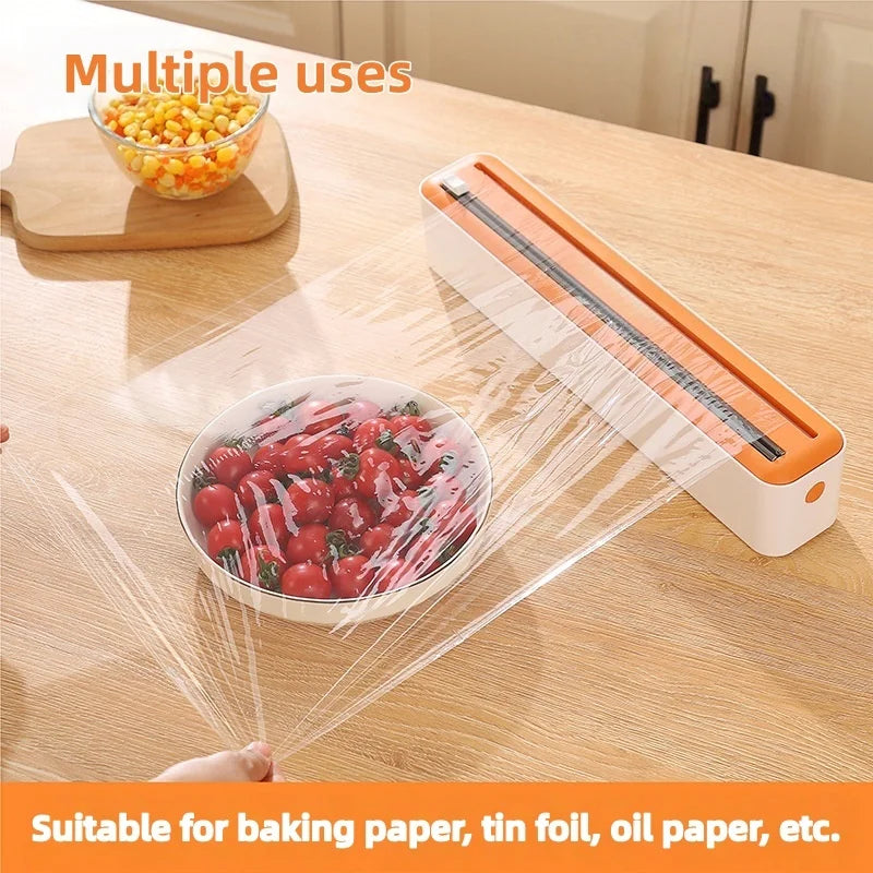 Plastic Wrap Dispenser with Cutter