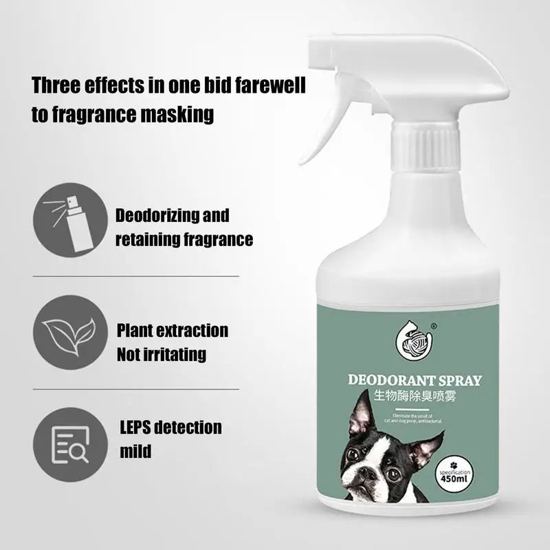 Natural Dog Deodorant Spray Lasting Fragrance